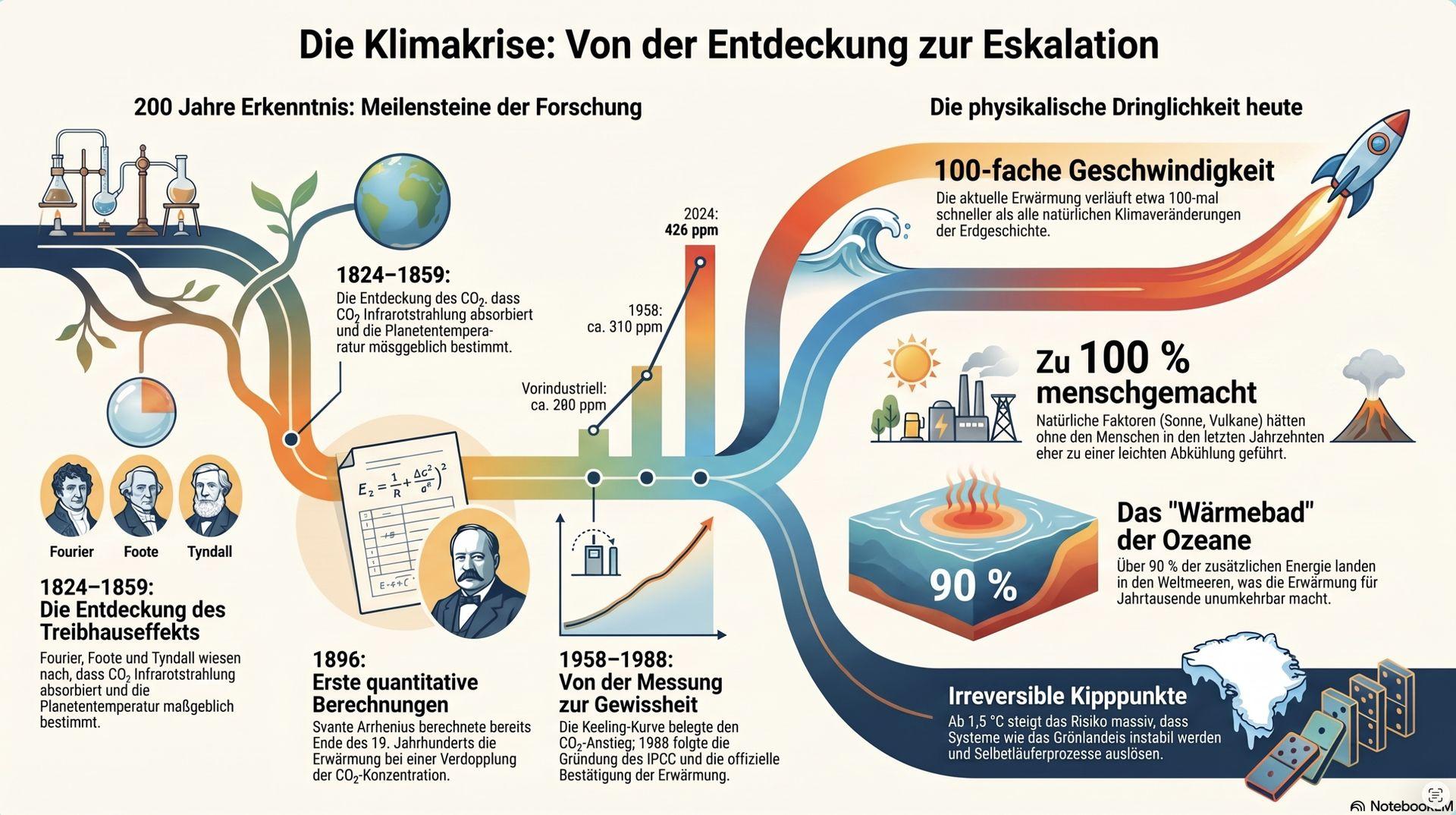 Die Klimakrise: von der Entdeckung zur Eskalation.