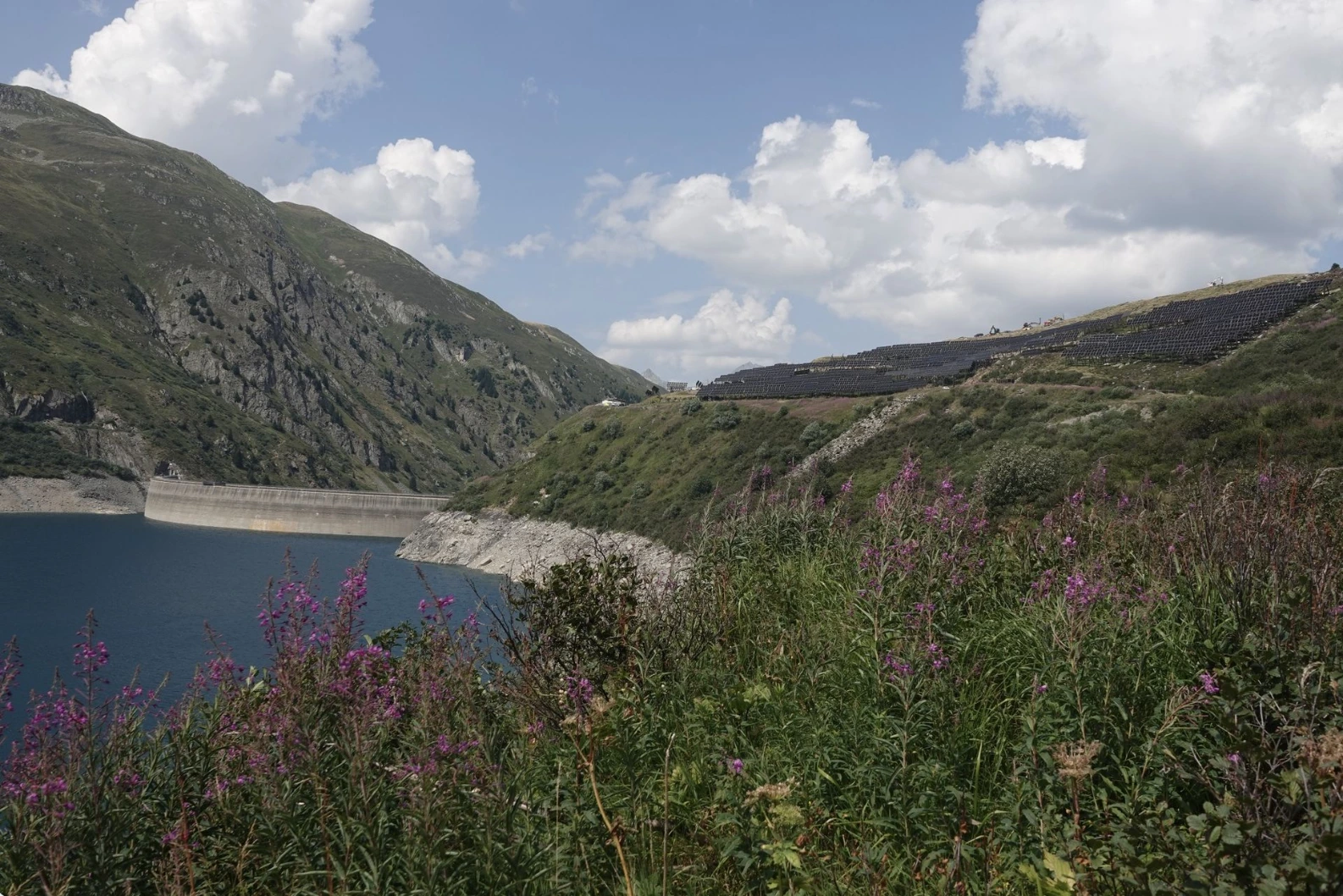 Blick vom See zurück.