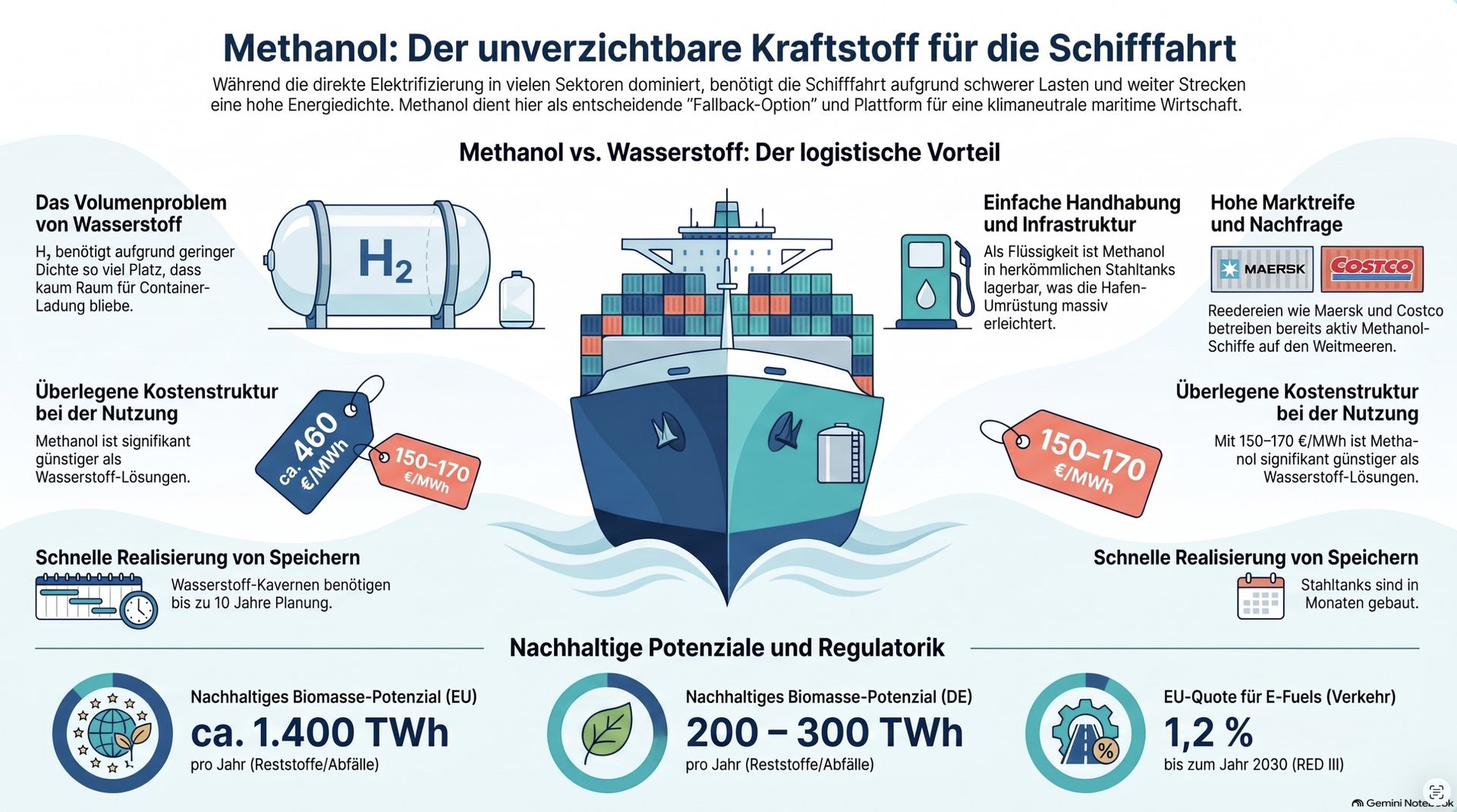 Wo Methanol unverzichtbar ist – Schifffahrt.