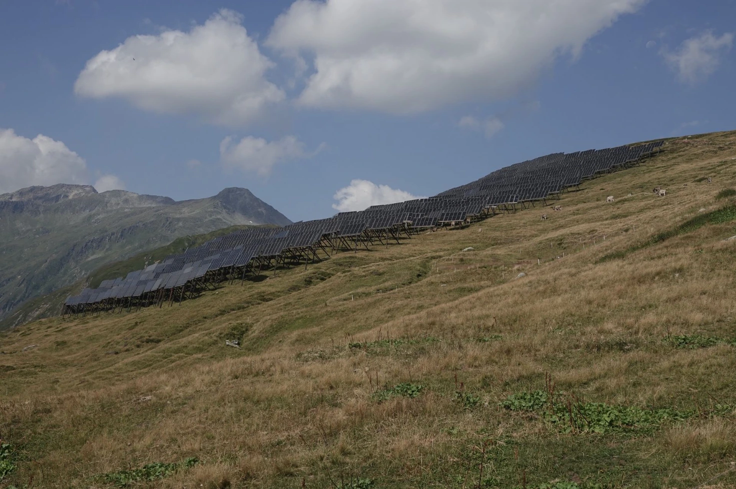 alpine Solaranlage Sedrun Solar