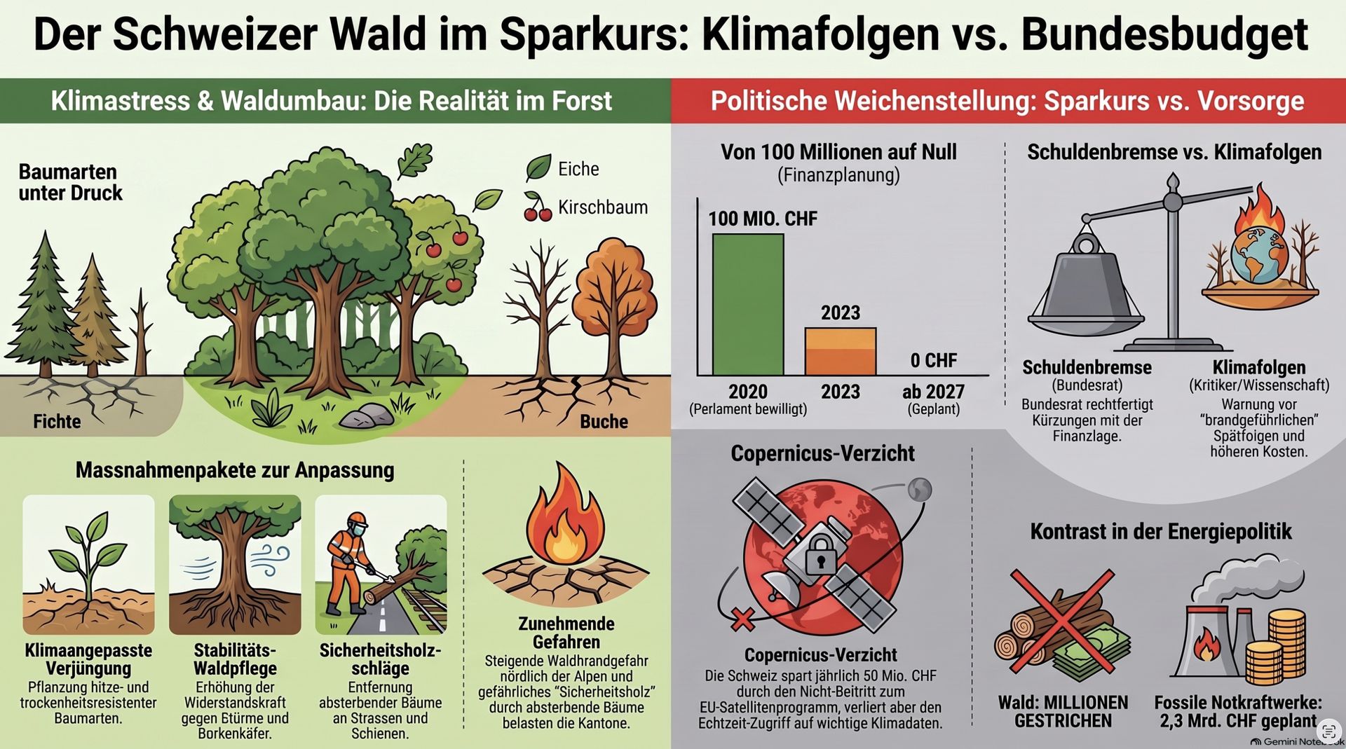 Kein klimatauglicher Wald