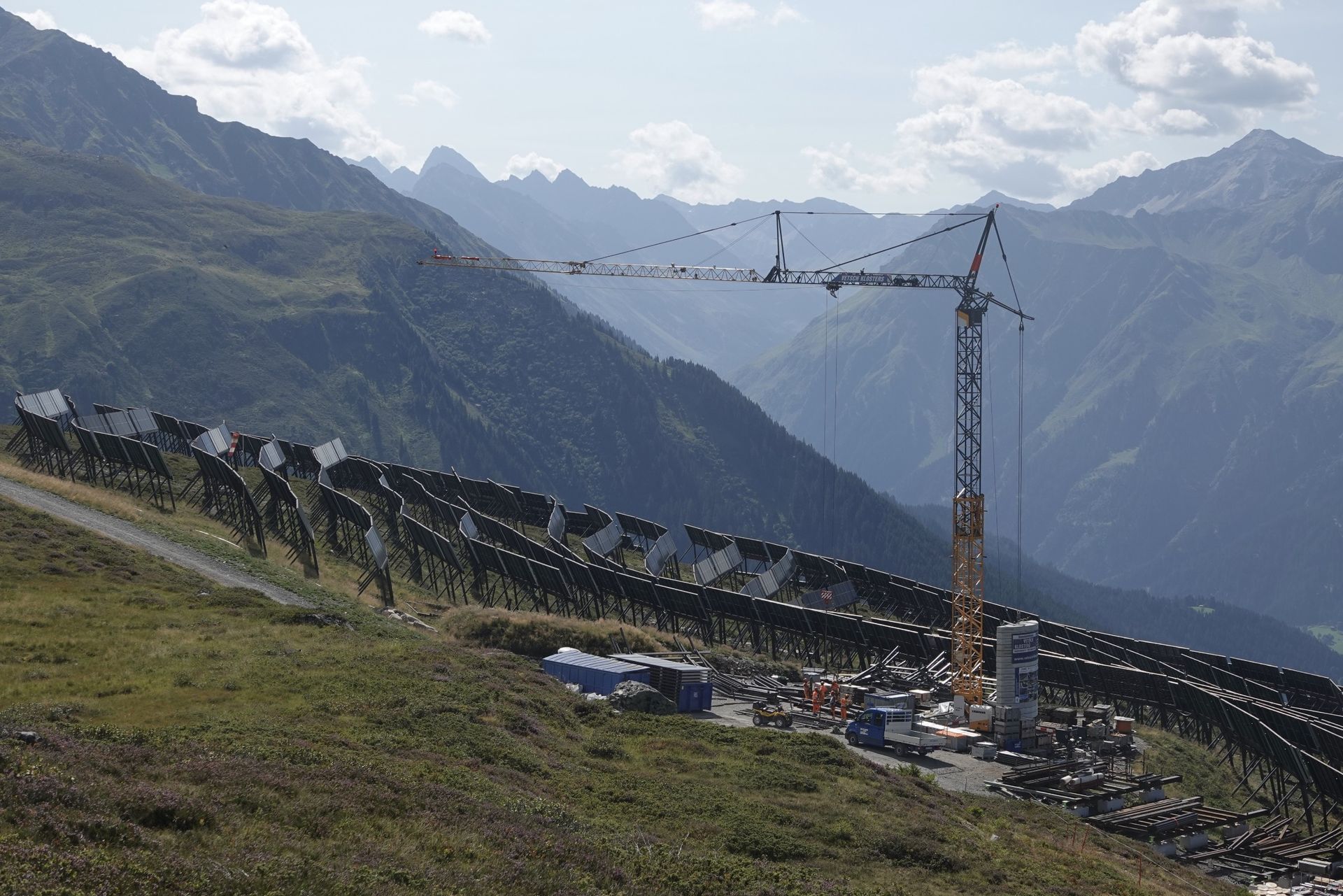 Erster Blick zur Baustelle