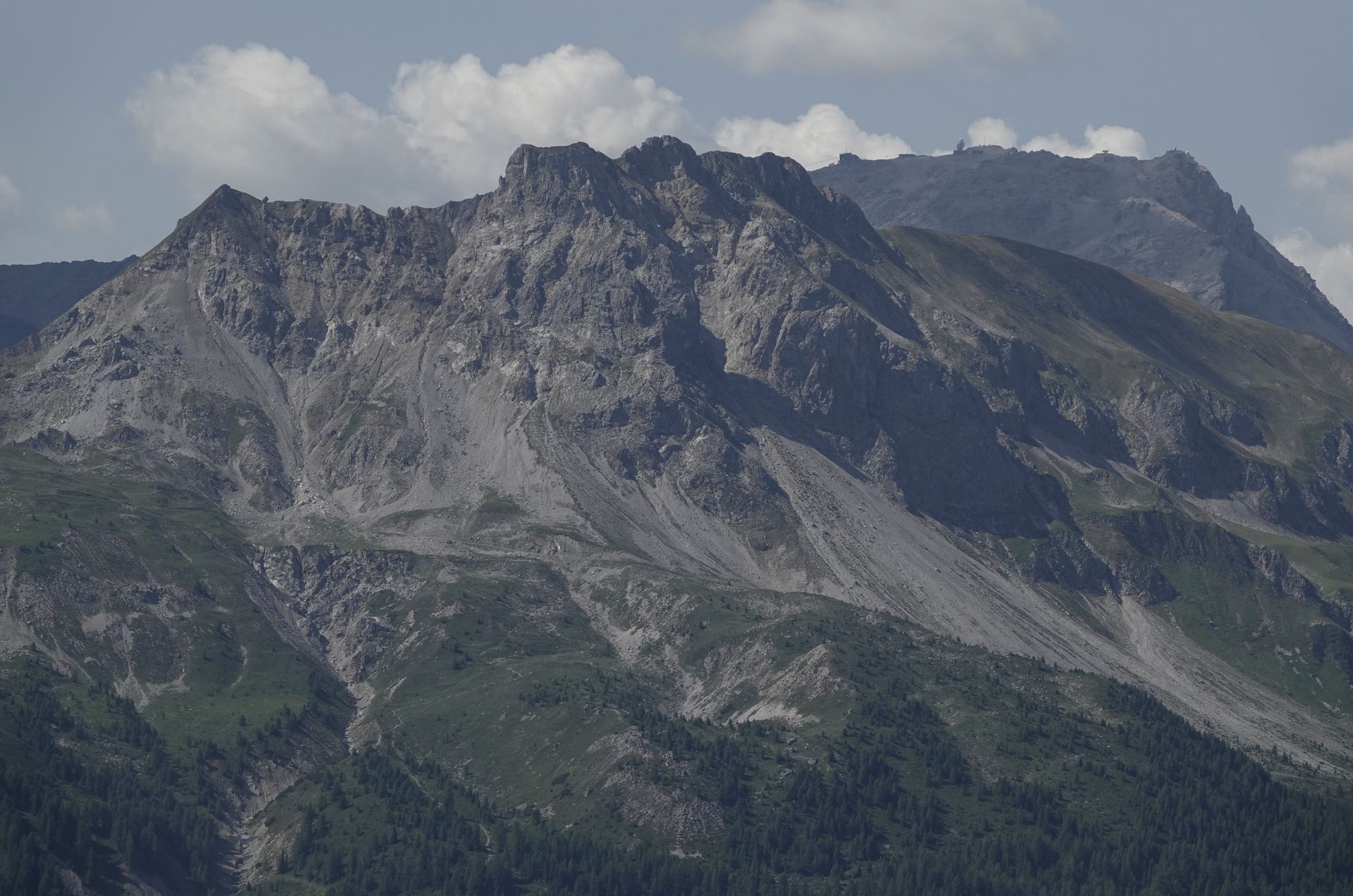 Blick zum Grüenhorn und Casanna
