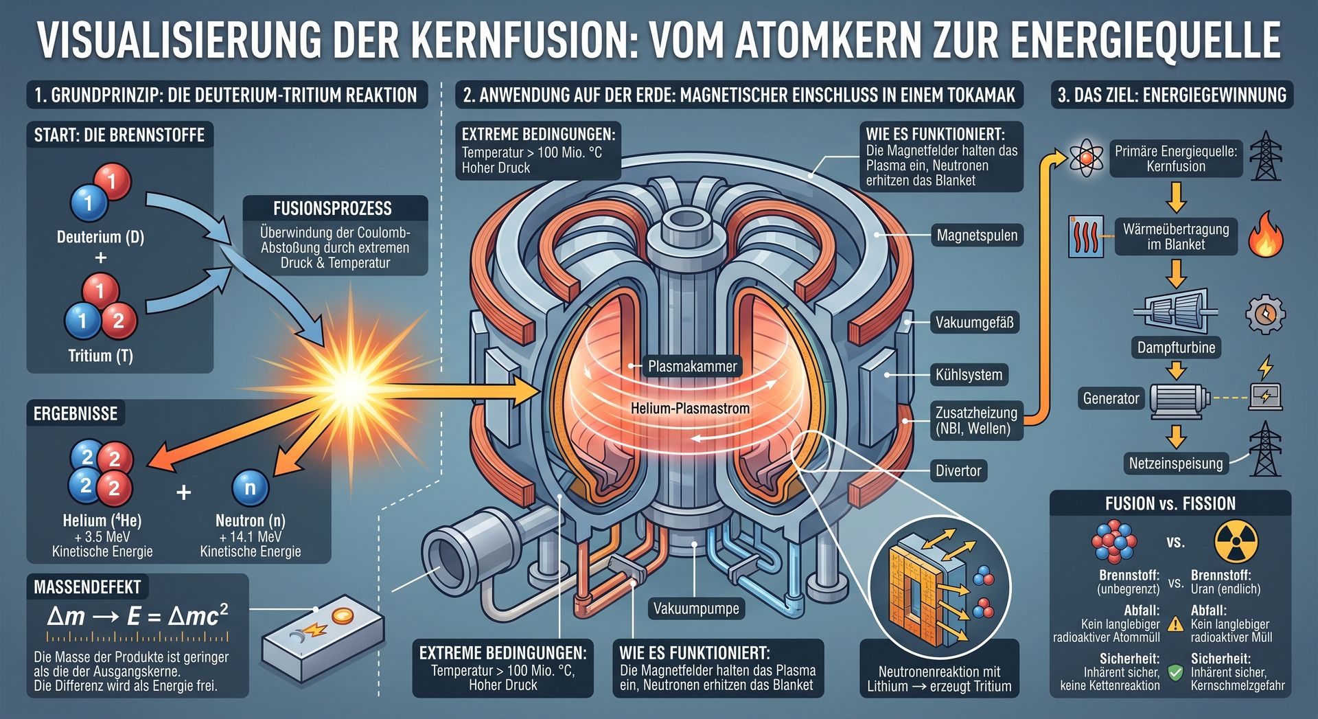Kernfusion erklärt