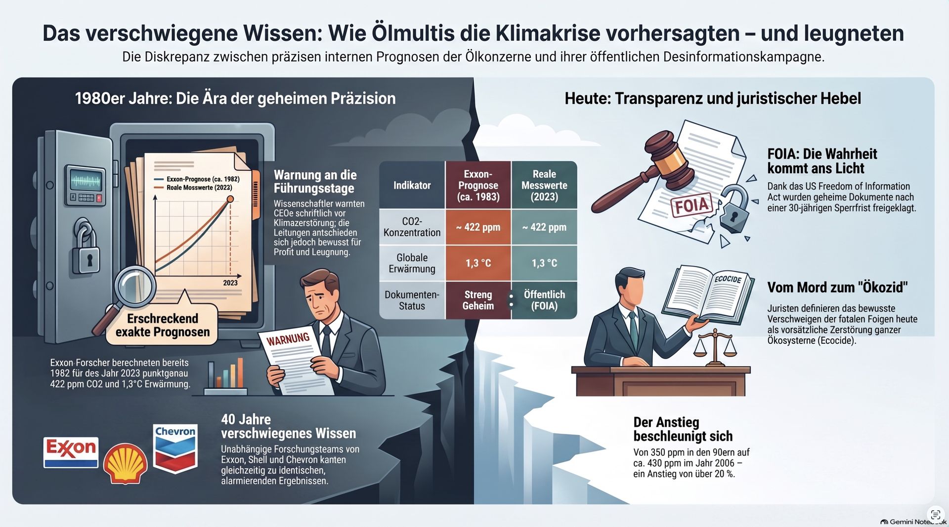 Ölkonzerne wussten schon lange Bescheid