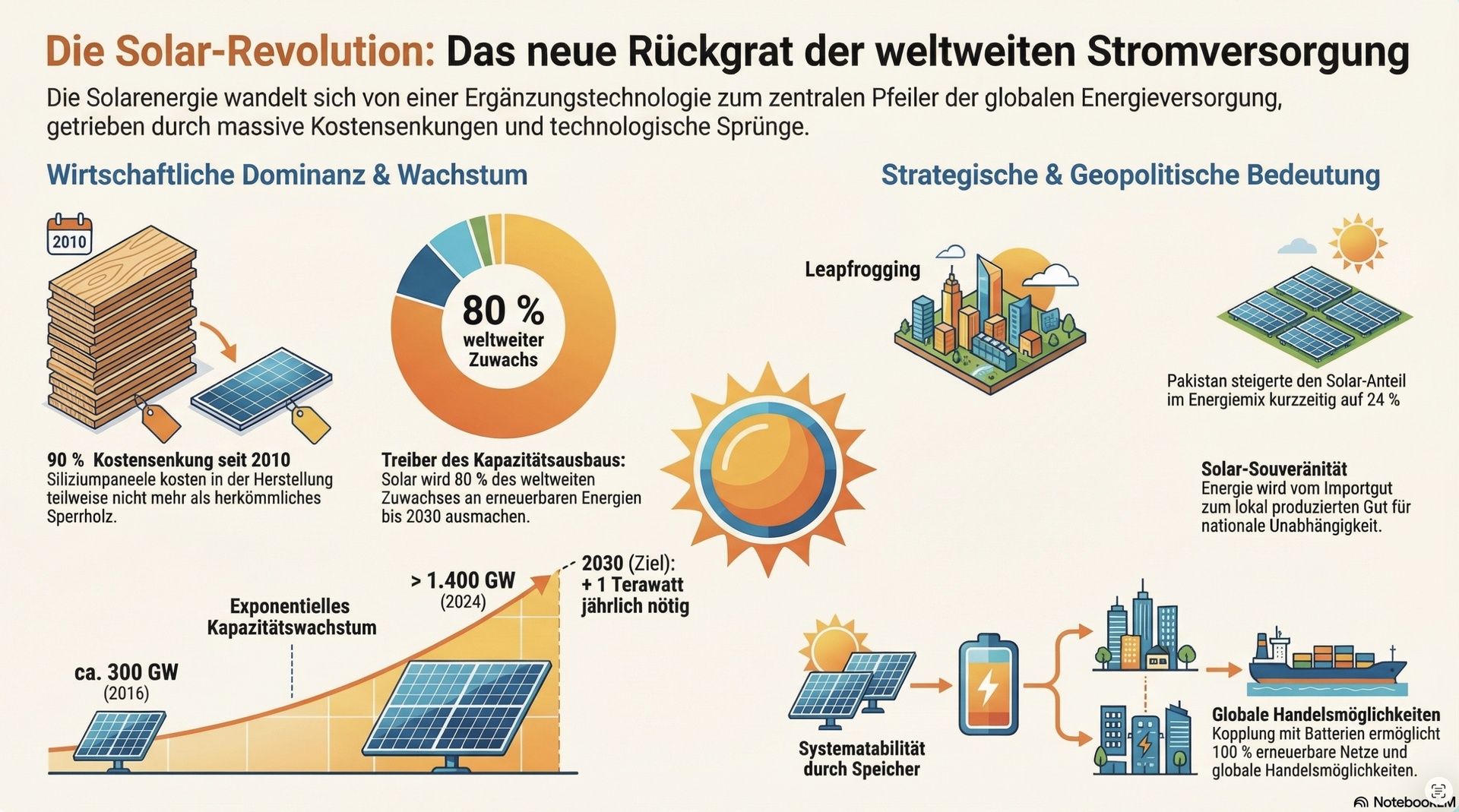 Solar-Revolution: geopolitische Bedeutung.