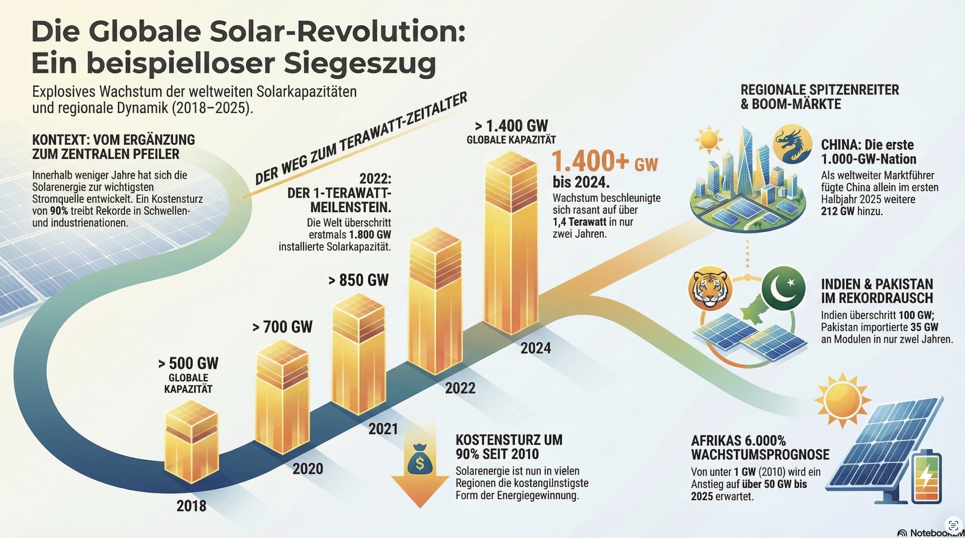 Solar-Revolution: Wachstum.