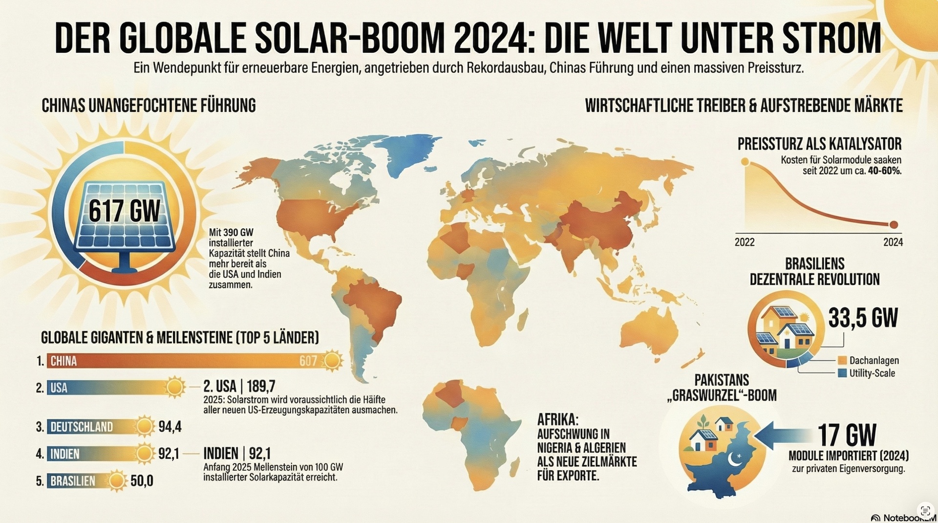 Solar-Revolution: weltweiter Solarboom.