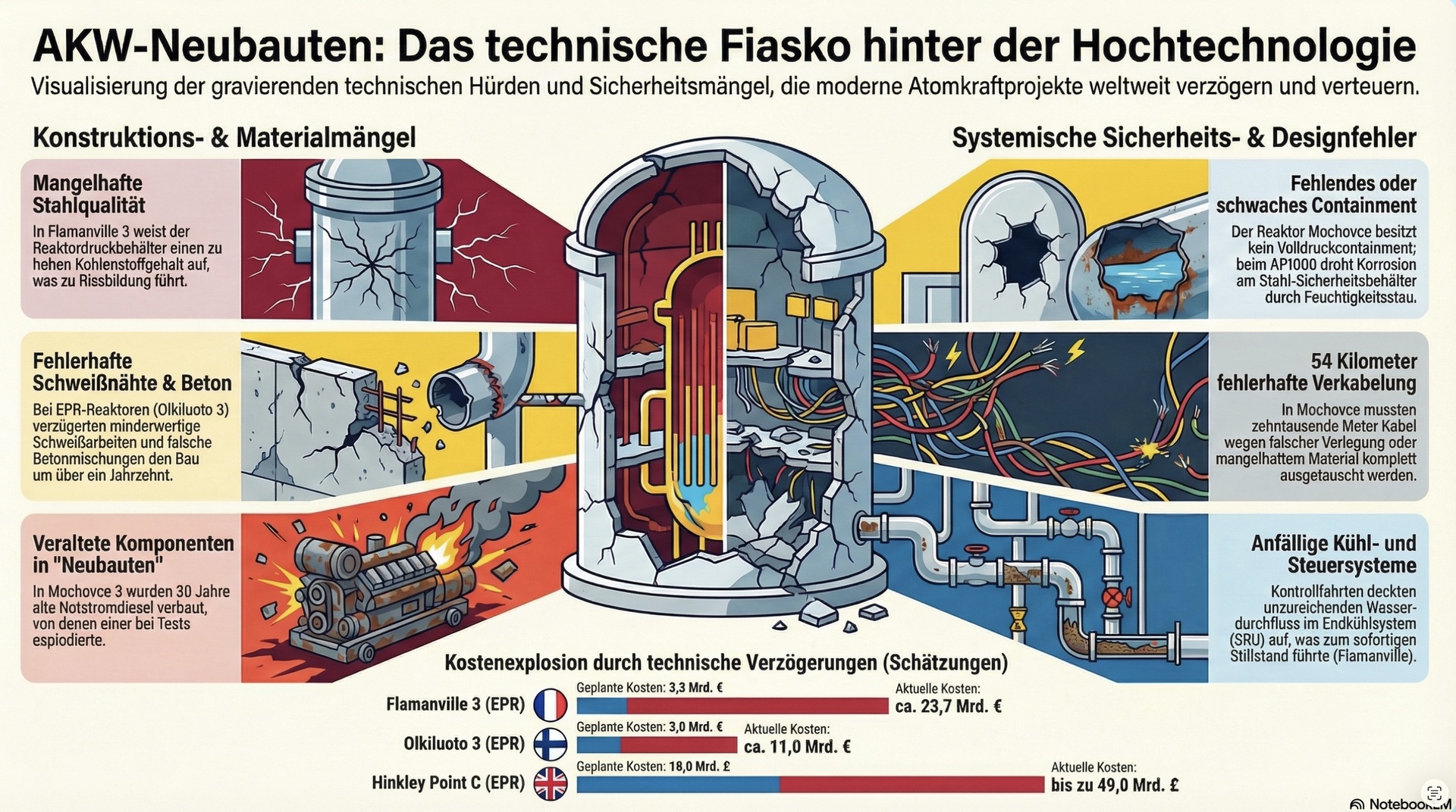 AKWs, technische Probleme