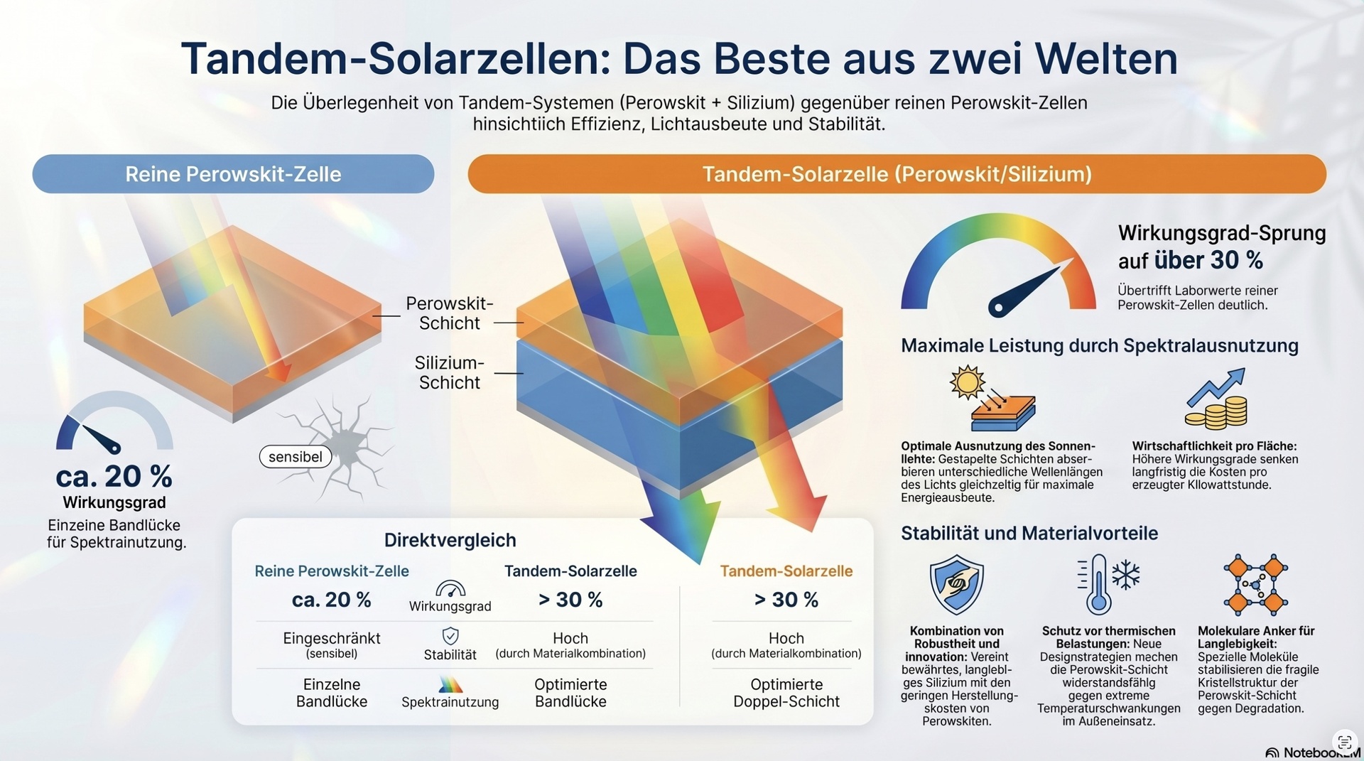 Perowskit Tandem-Solarzellen.