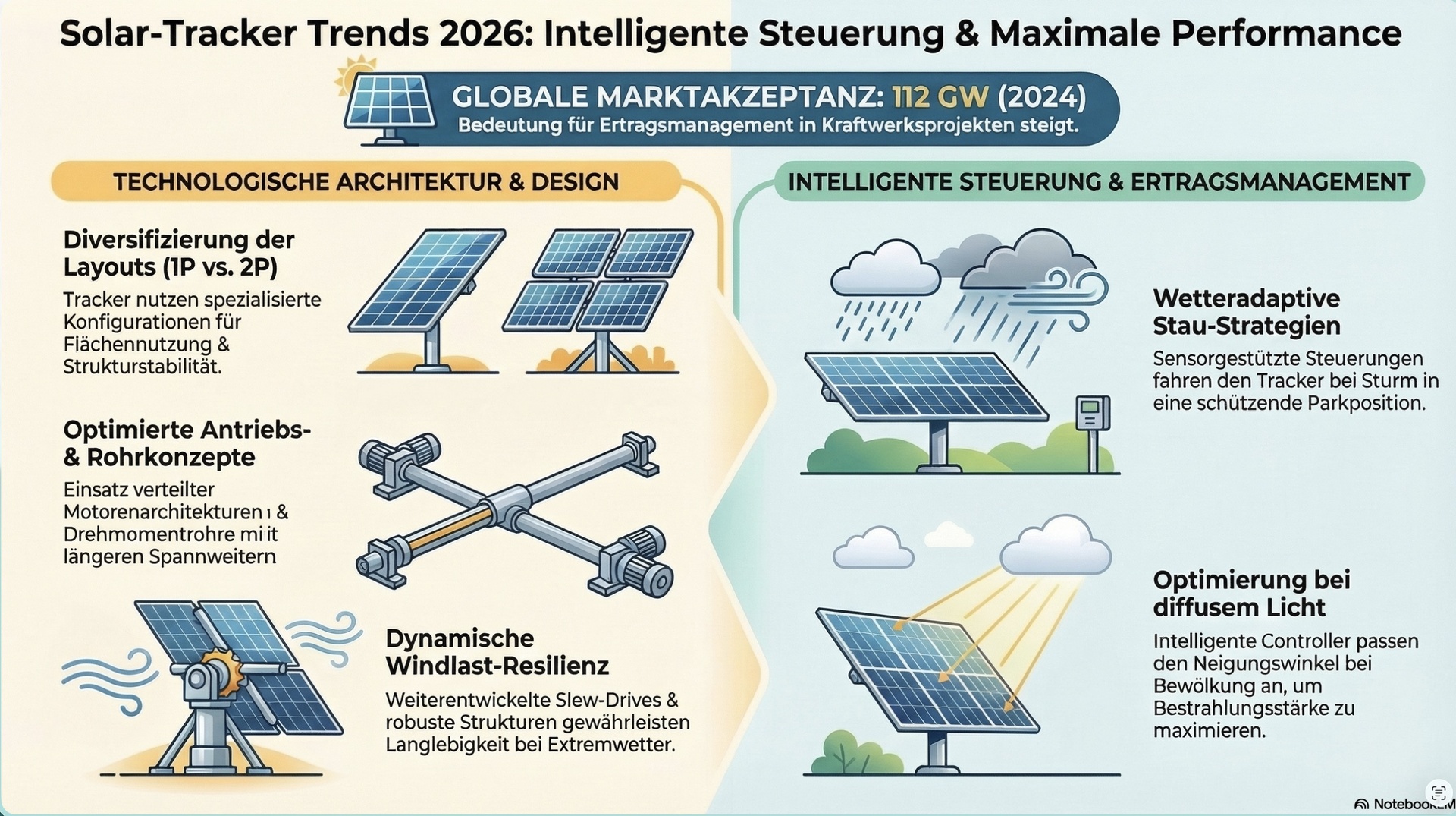 Solartracker-Trends: intelligente Steuerung und maximale Performance.