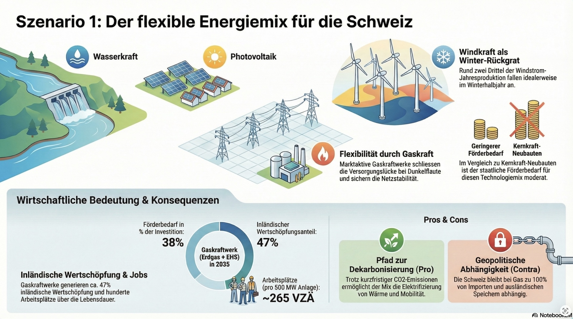 Flexibler Energiemix Erneuerbare
