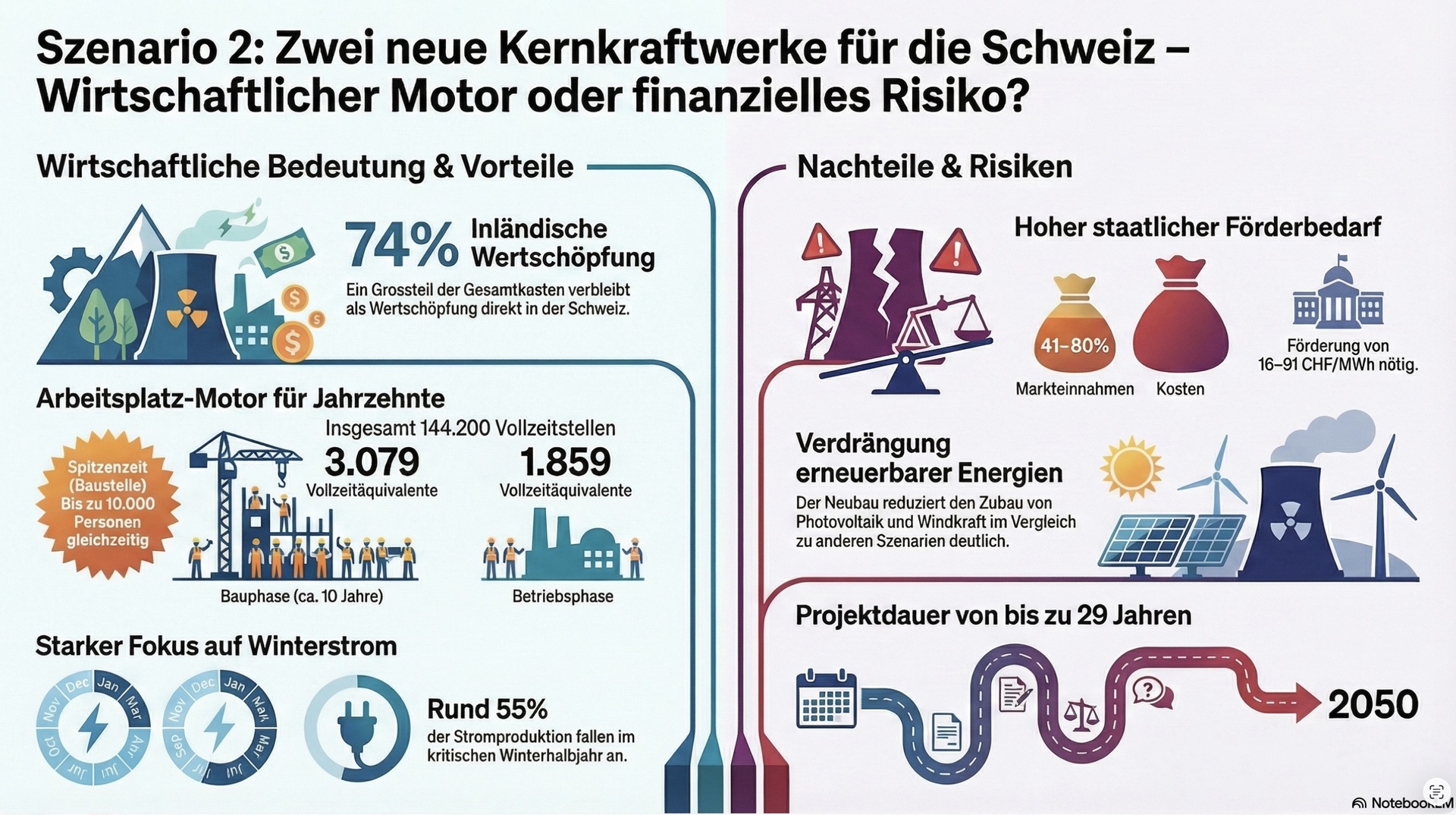 Zwei neue AKWs