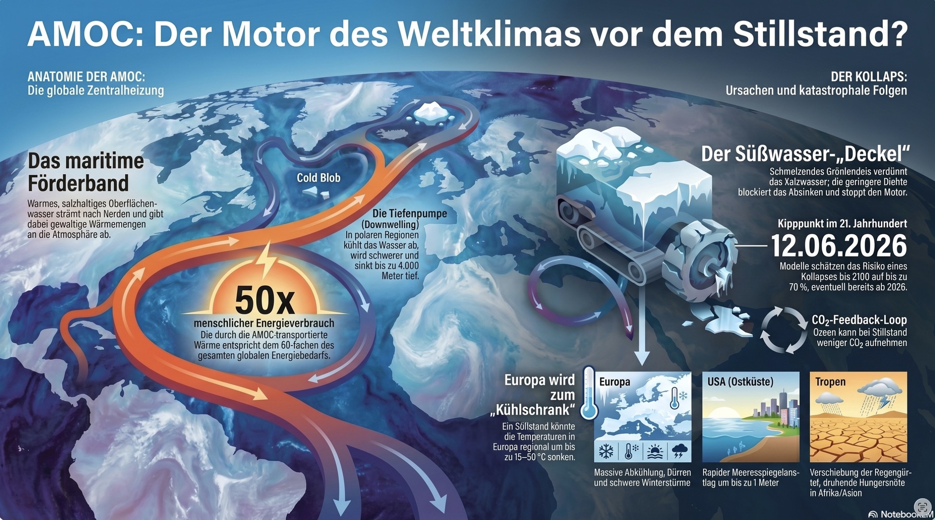 AMOC: Weltklima vor dem Stillstand.