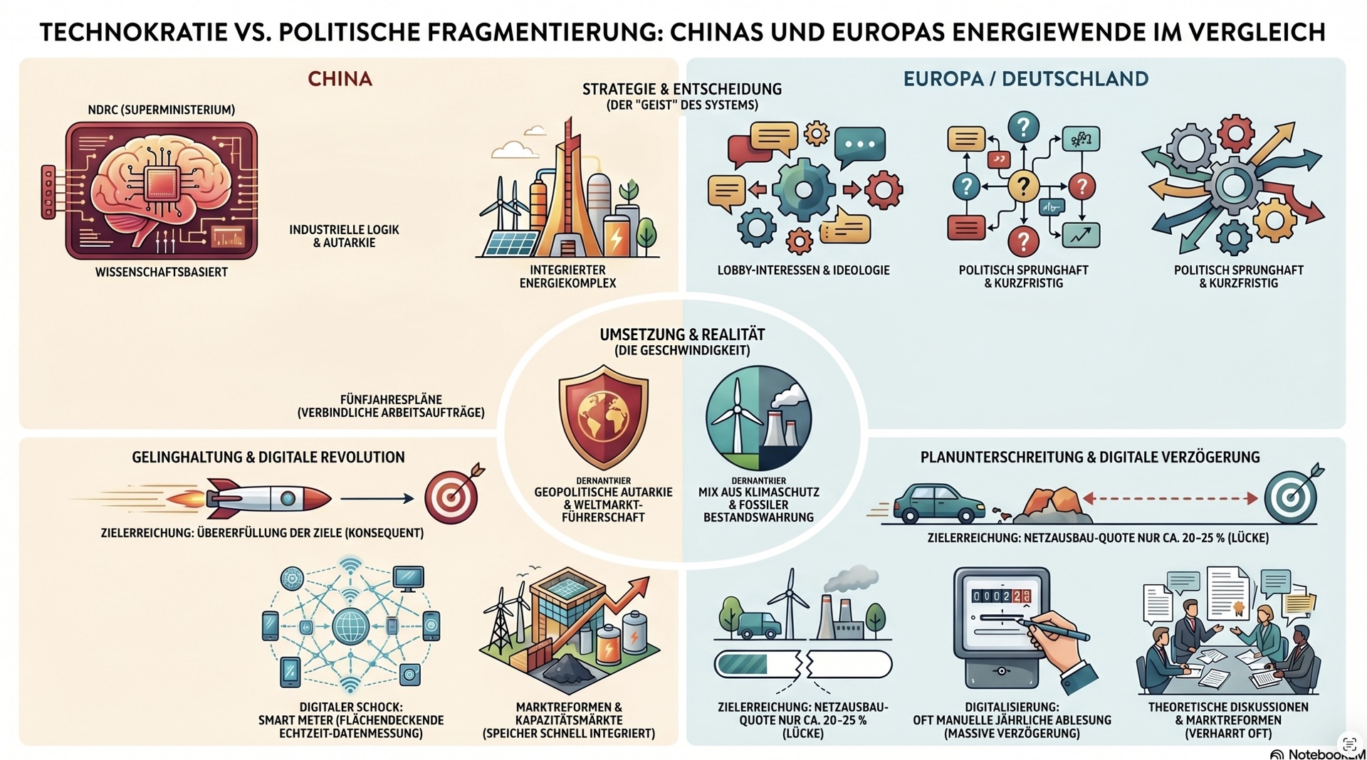 Energiewende China vs. Europa.