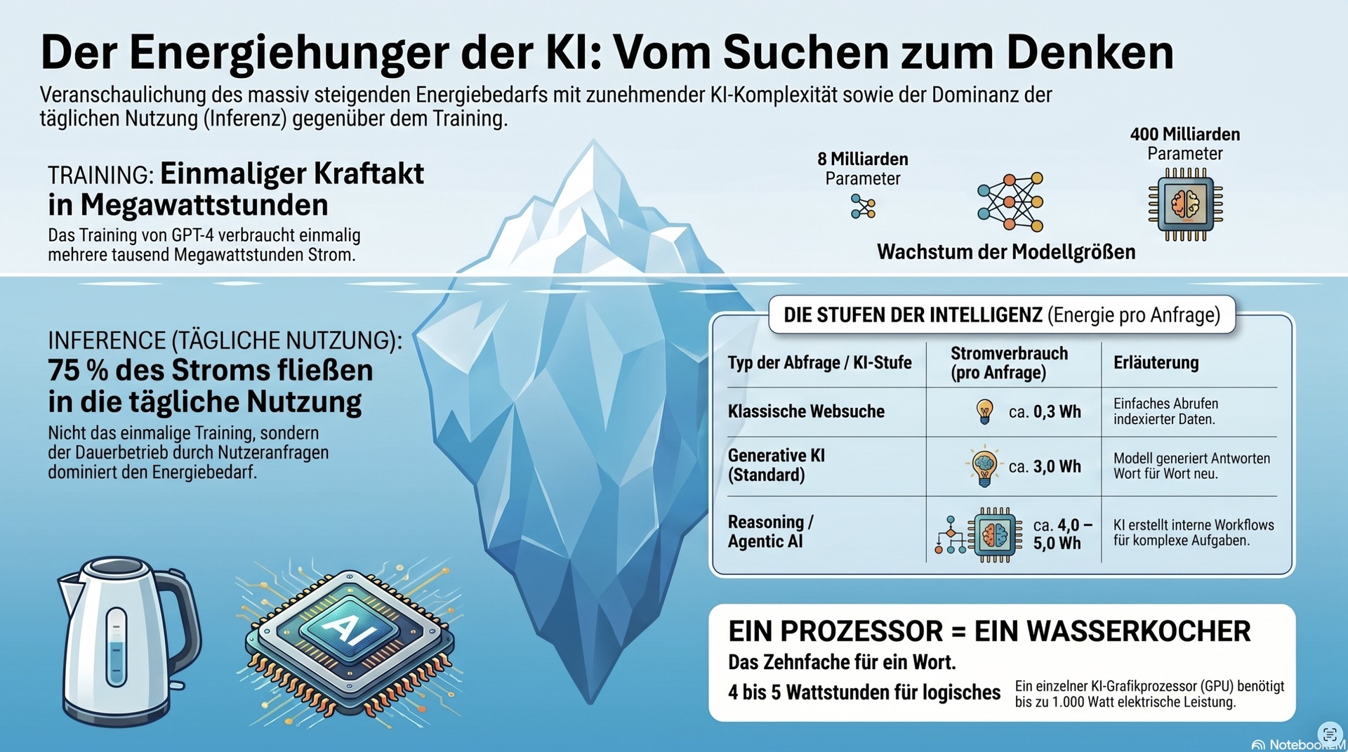 Energiehunger der KI.