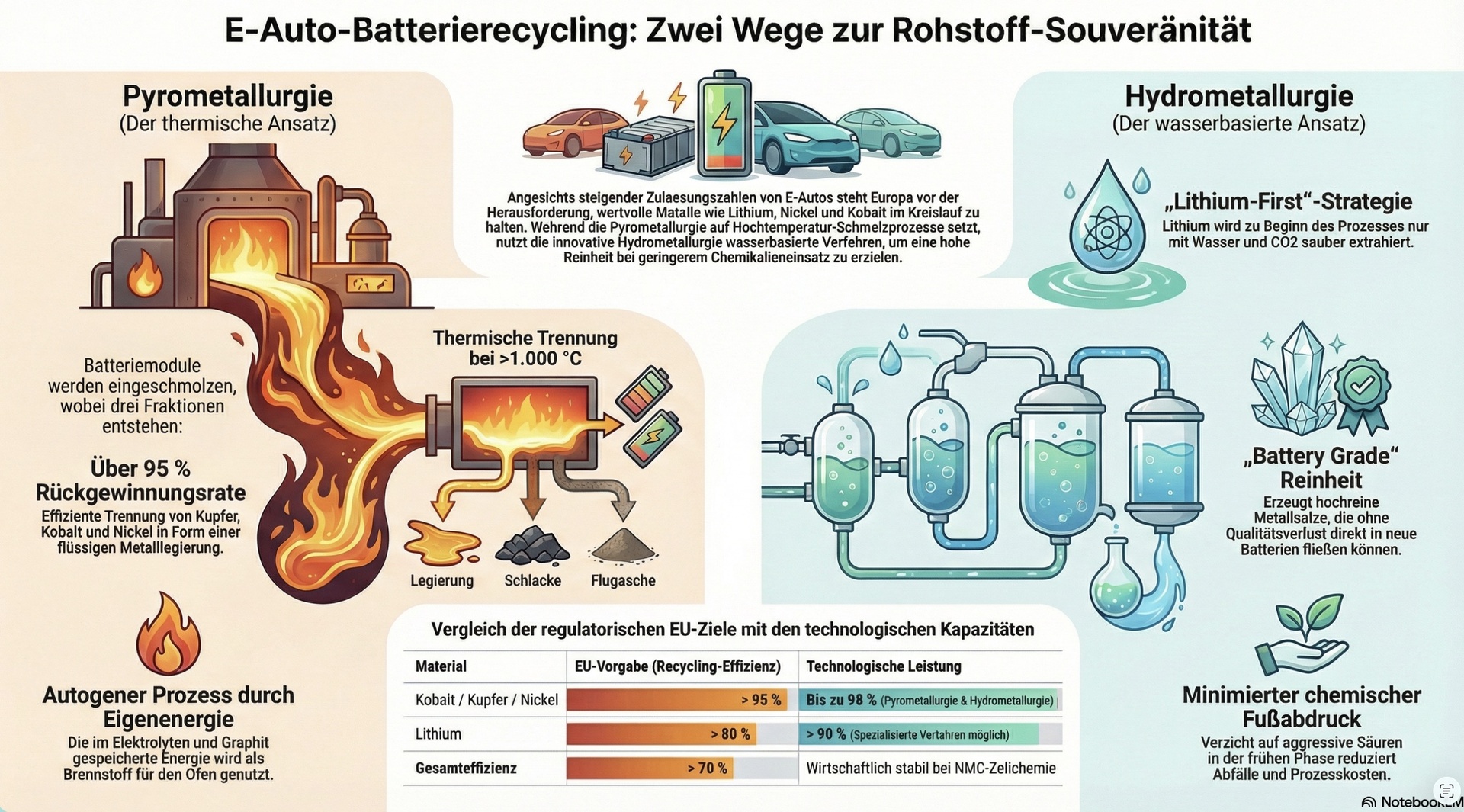 Batterie-Recycling.