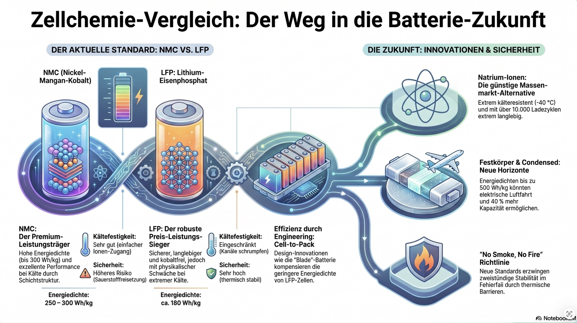 Zellchemie-Vergleich