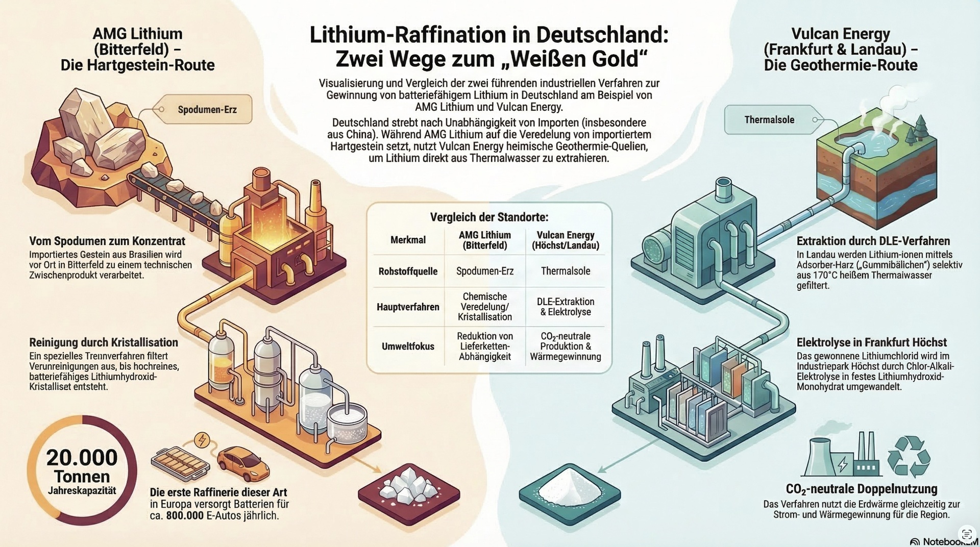 Lithium Raffination