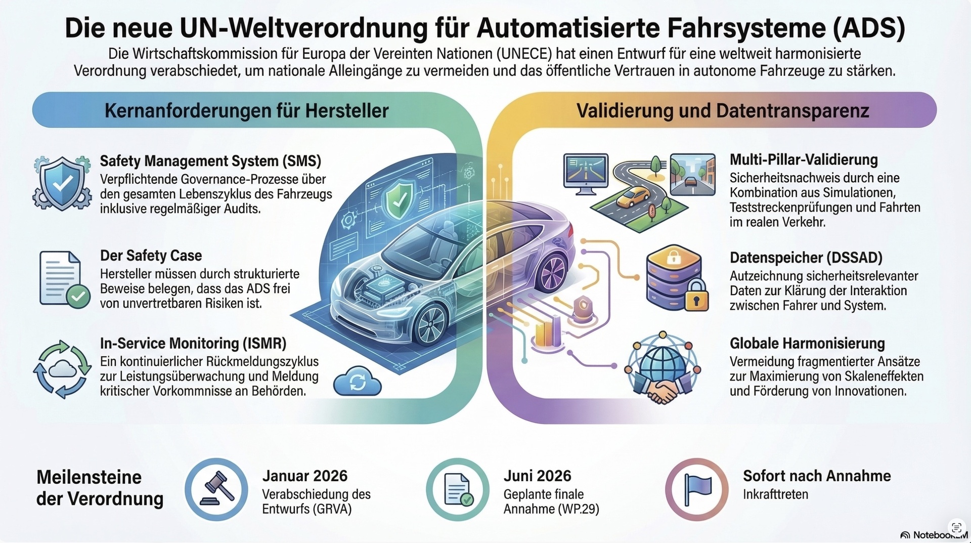 UN autonomes Fahren weltweit.