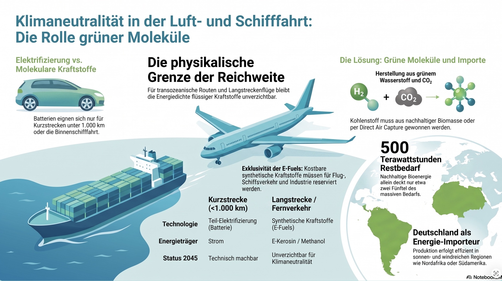 Luft- und Schifffahrt.
