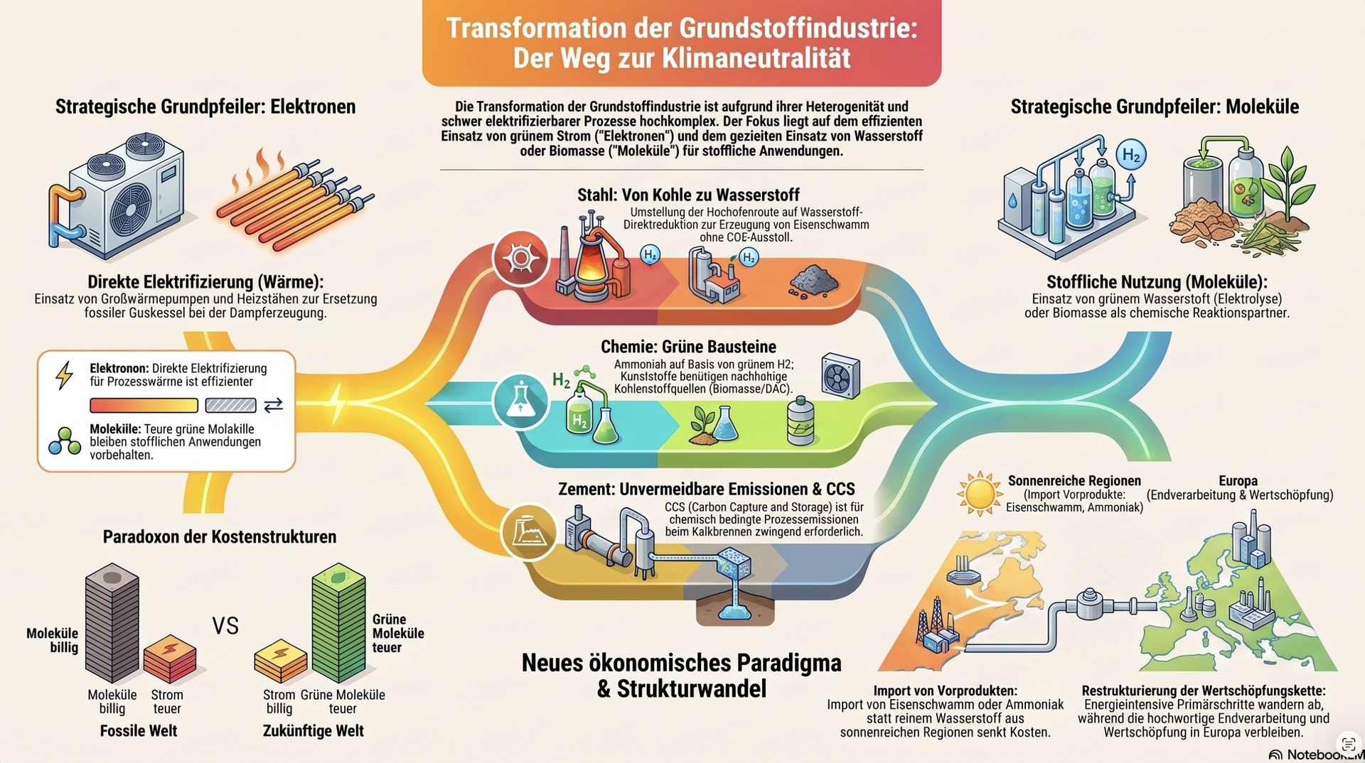 Transformation Grundstoffe.