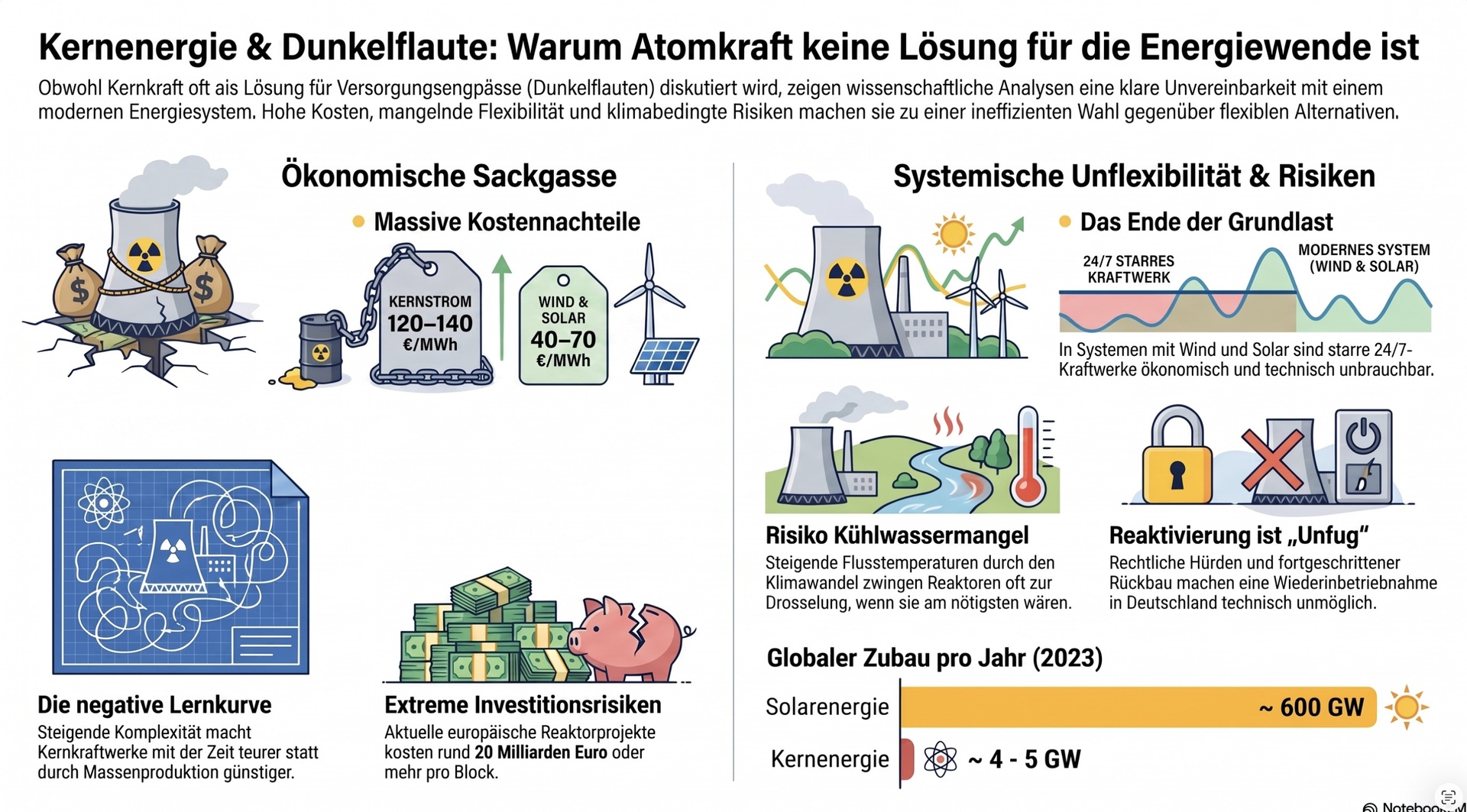 AKW's gegen Dunkelflaute.