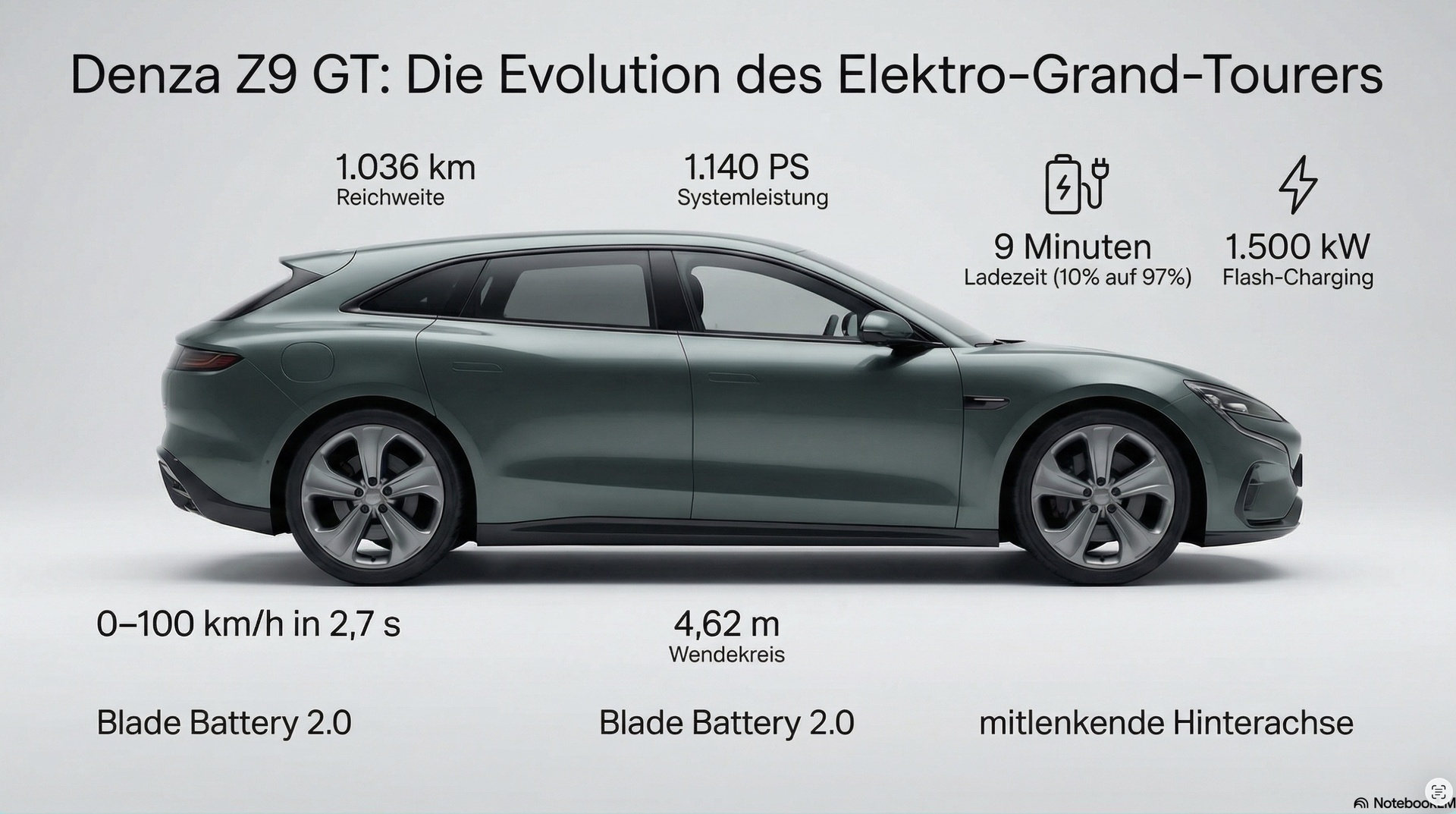 BYD Denza-Z9 GT Kennzahlen.