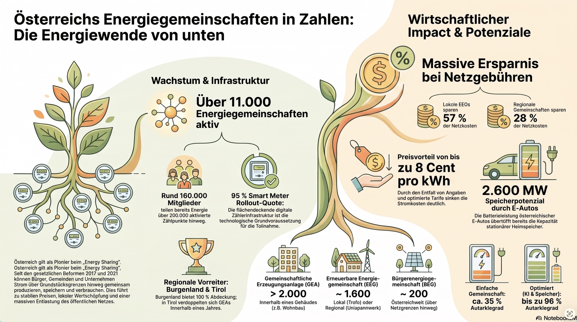 Österreichs Energiegemeinschaften.