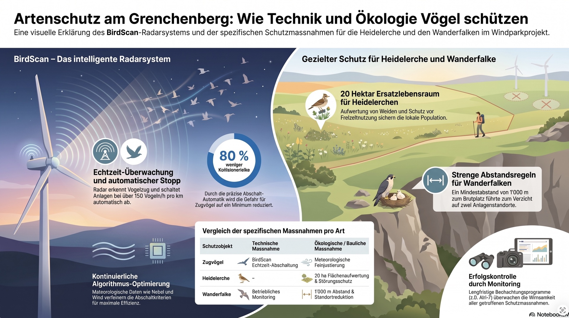 Artenschutz bei Windkraft.