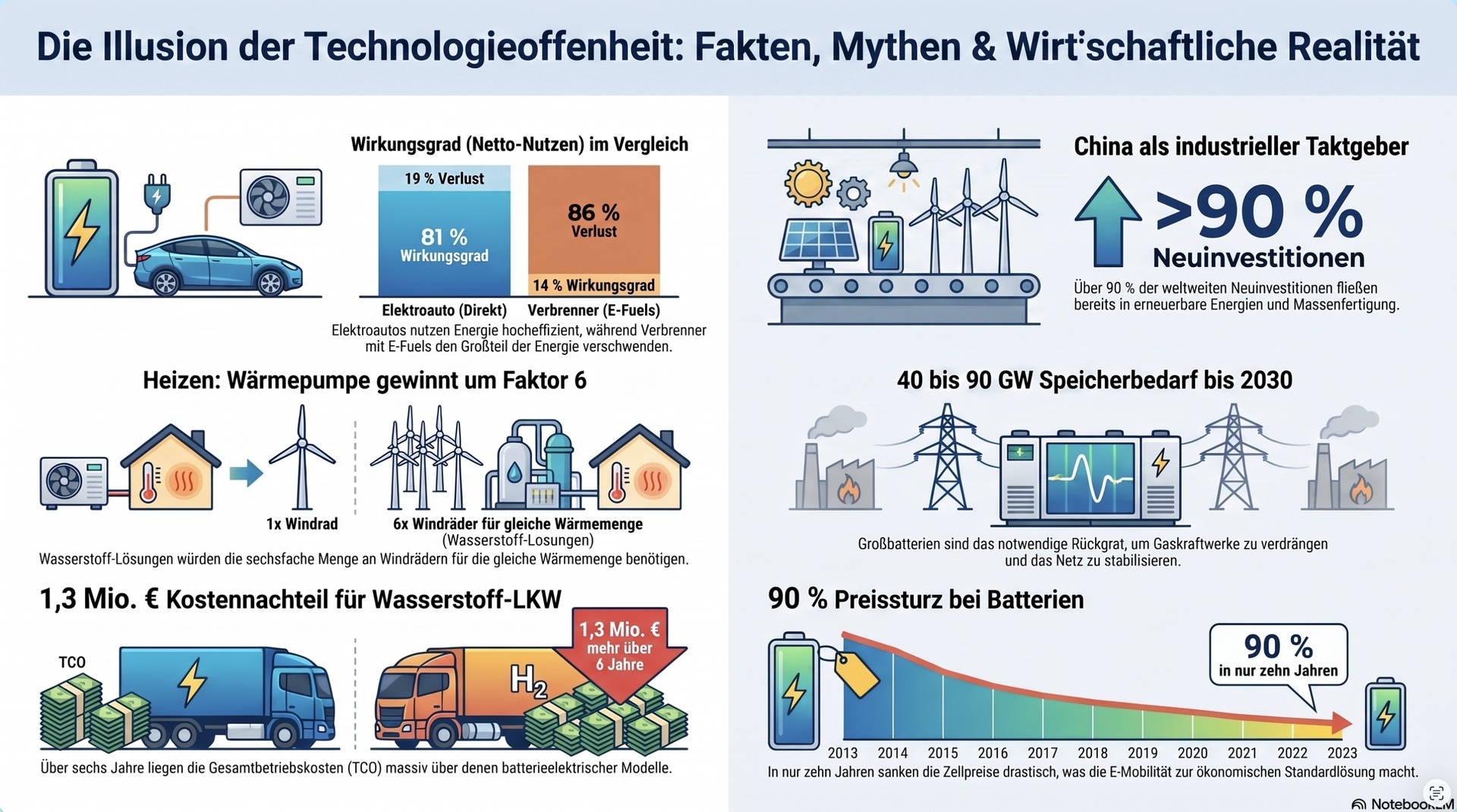 Technologieoffenheit Fakten.