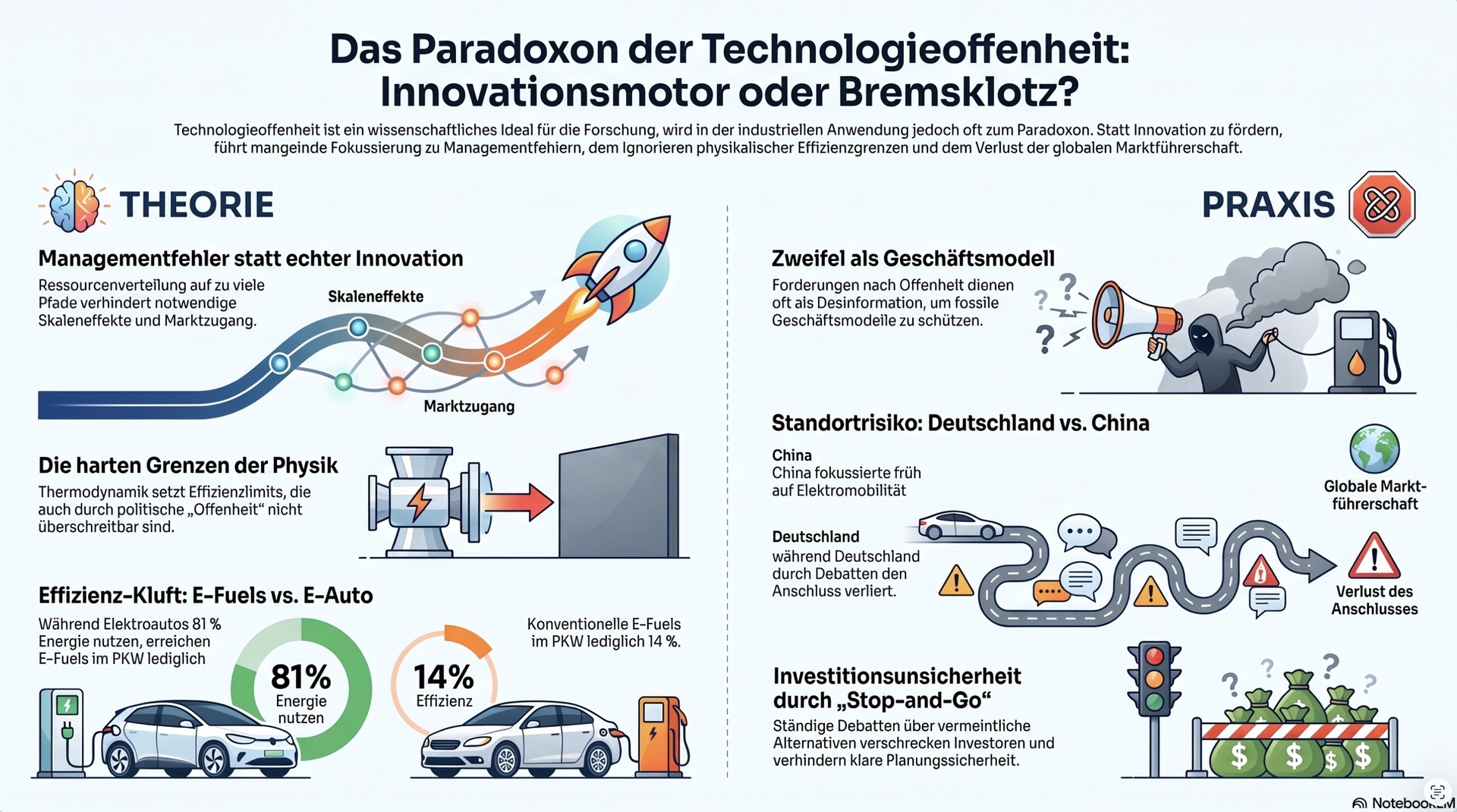 Paradoxon Technologieoffenheit.