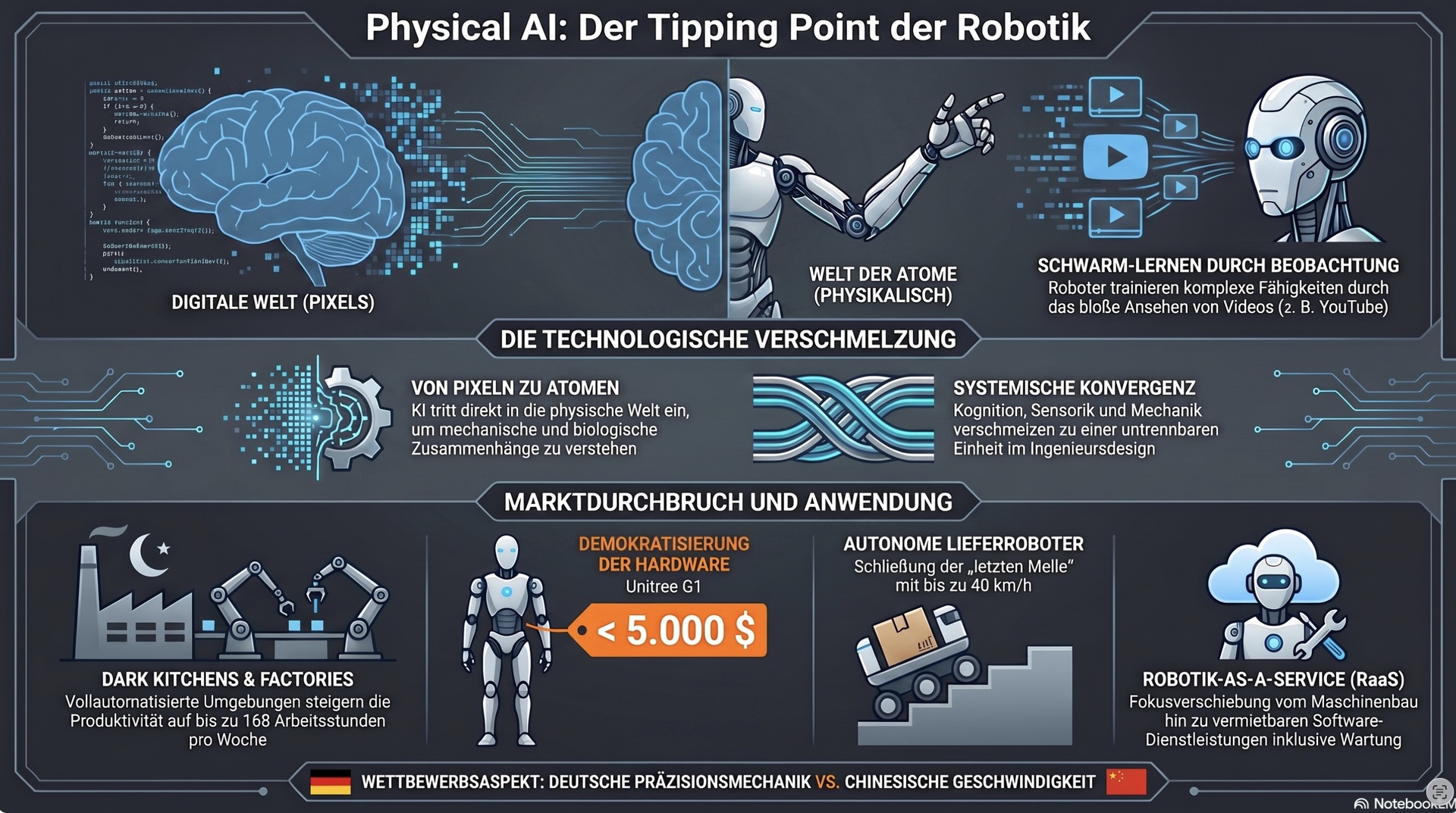 Physical AI in der Robotik.