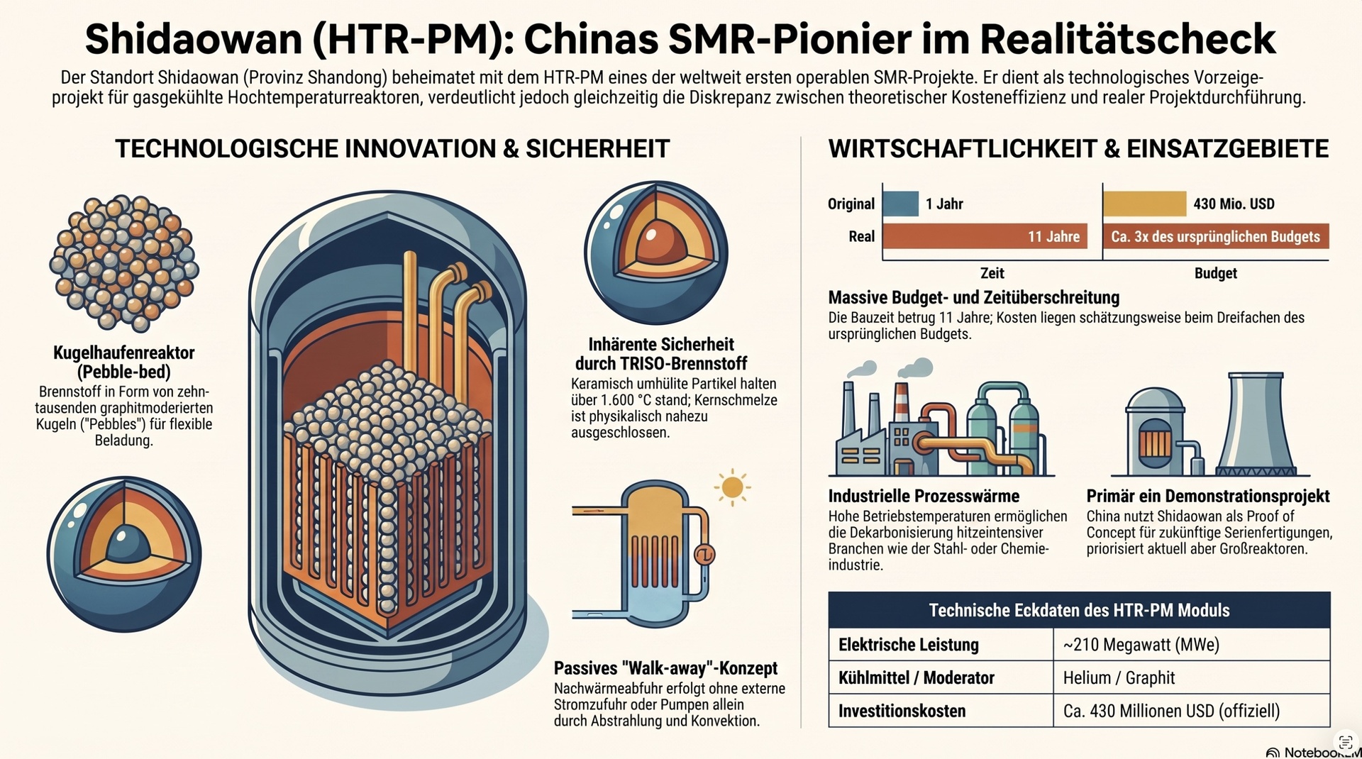 Shidaowan (China) SMR Kugelhaufen Pionier.