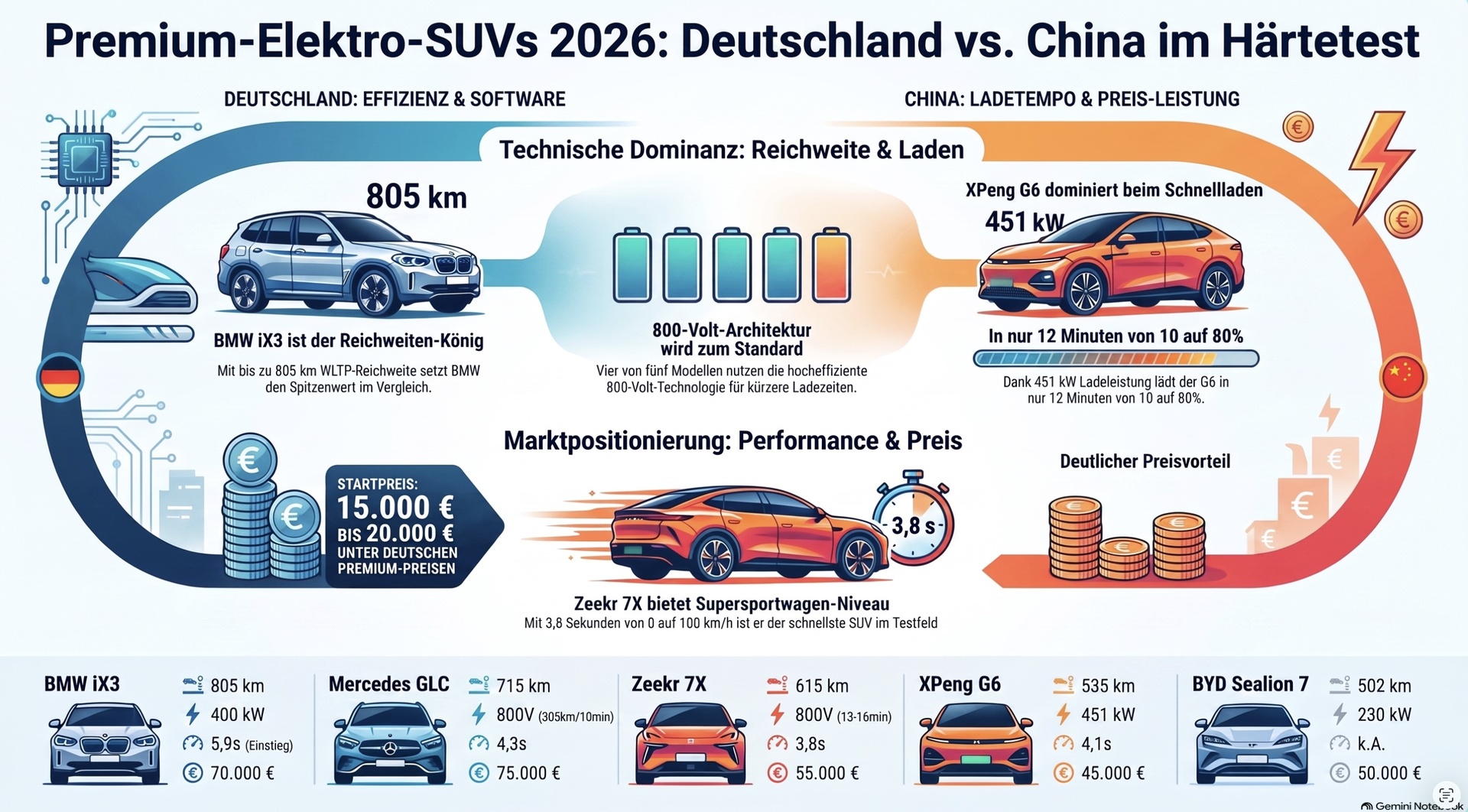 BMW iX3 Vergleich.