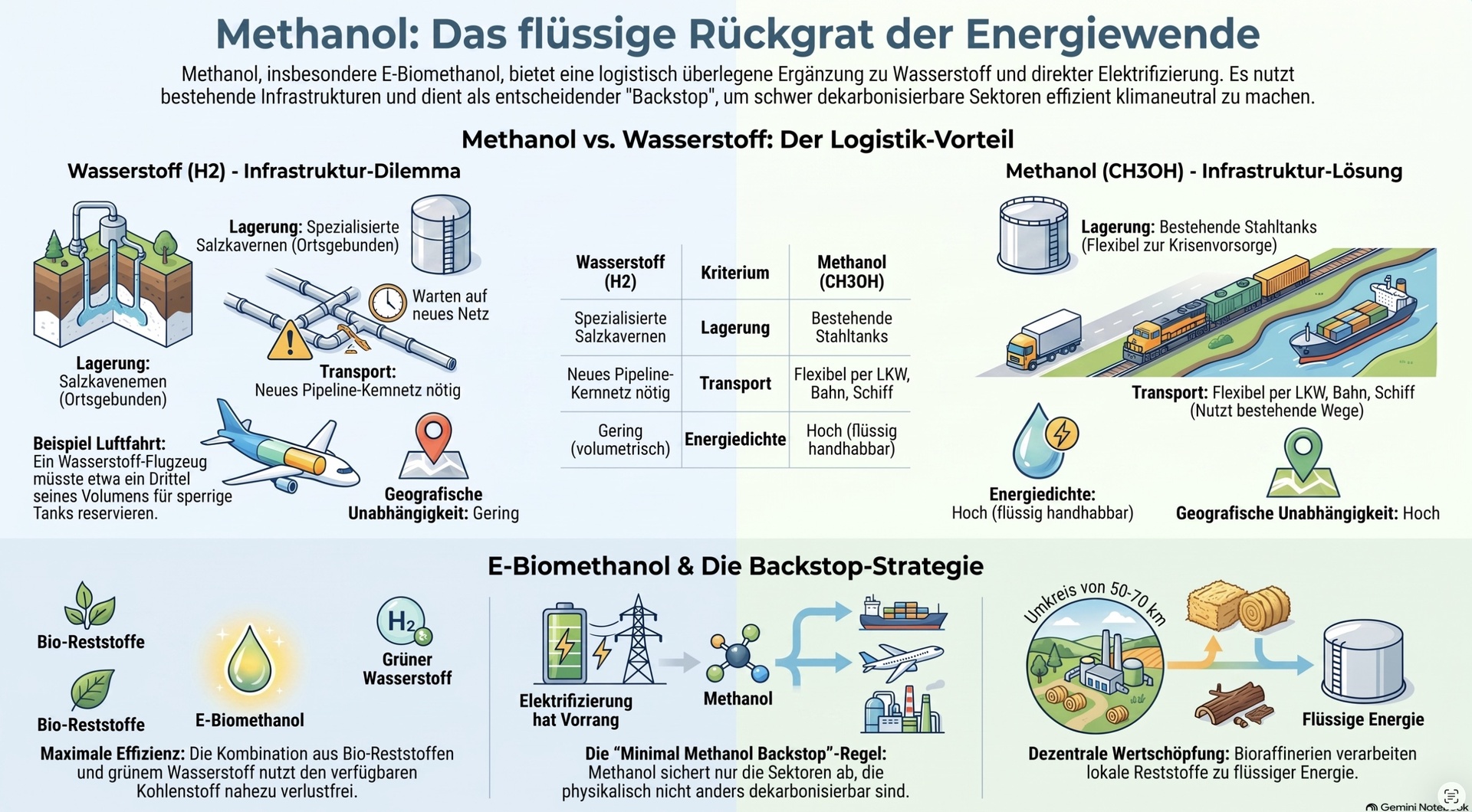 Methanol Rückgrat der Energiewende.