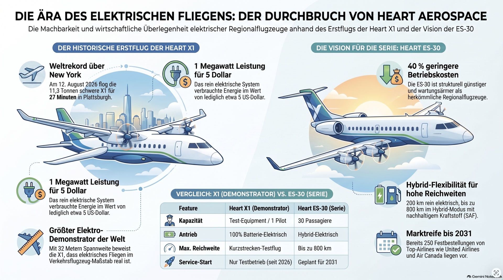 Ära des elektrischen Regionalfliegens.