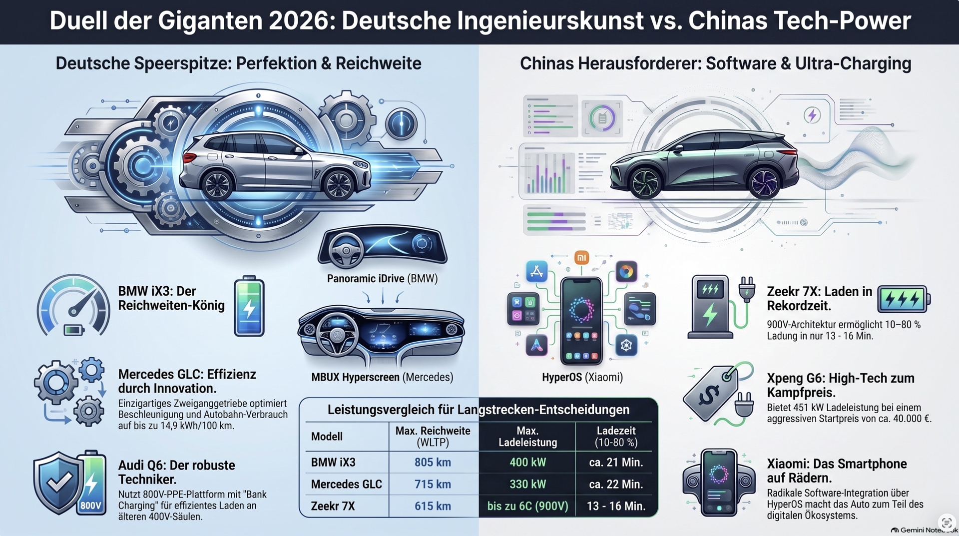 Mercedes GLC EV Vergleich.
