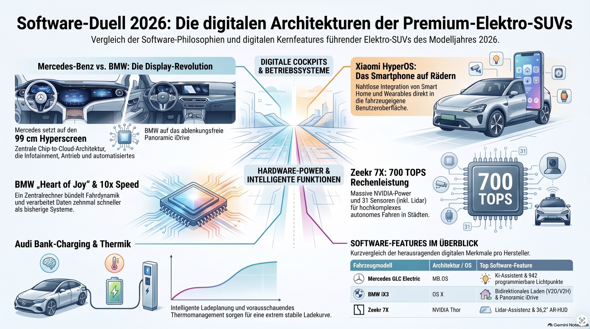 Software Vergleich SUVs.