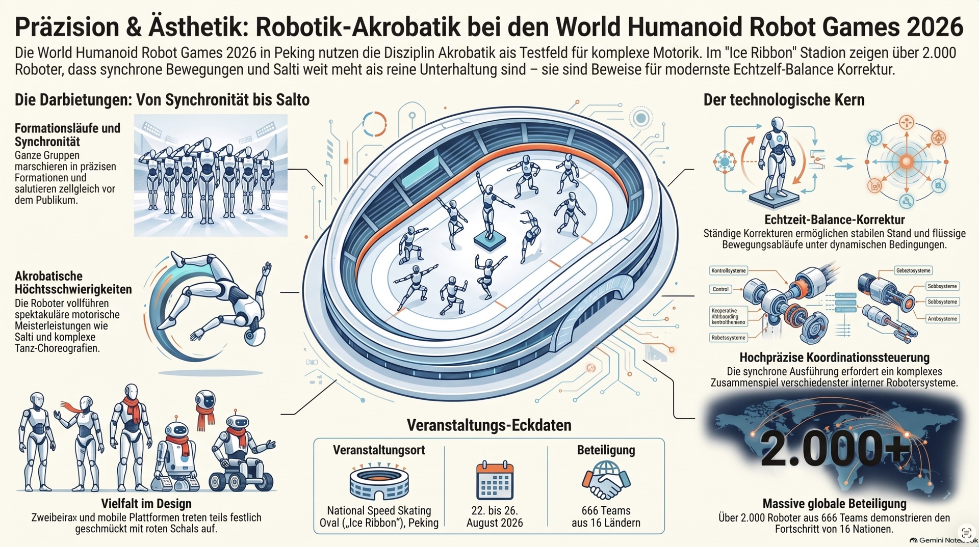 Robotik-Akrobatik.