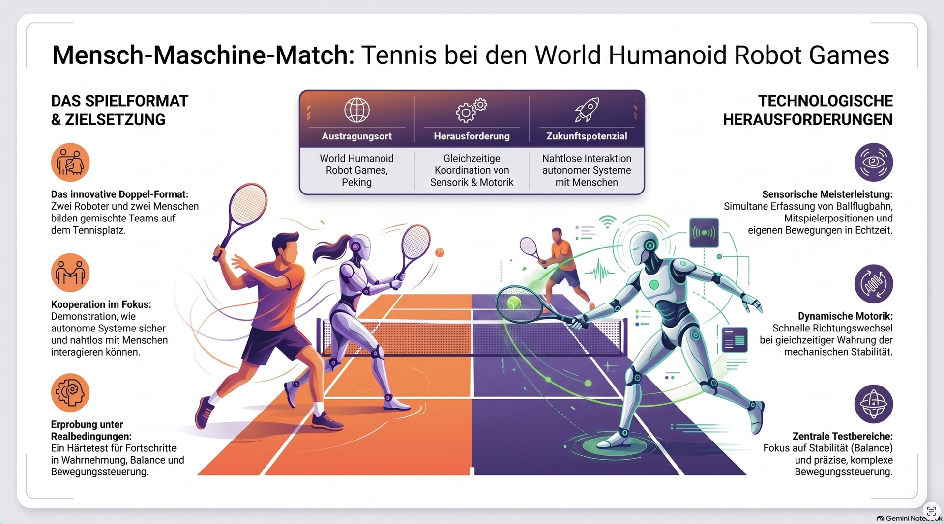 Mensch-Maschine Tennis.