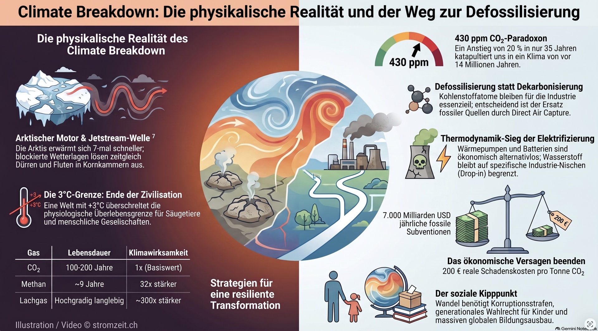 Klimakrise, Realität und Lösungsstrategien