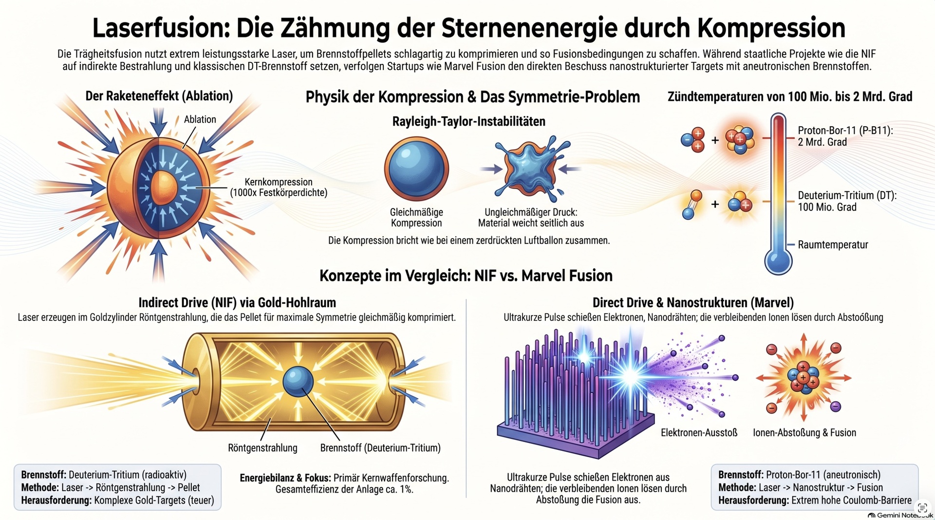 Laserfusion.