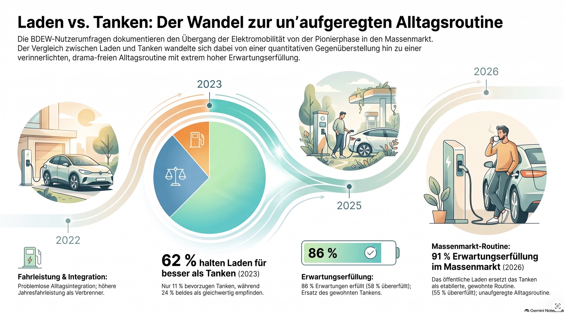 Laden versus Tanken.
